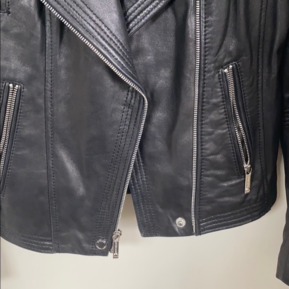 Michael By Michael Kors leather jacket - Picture 5 of 8